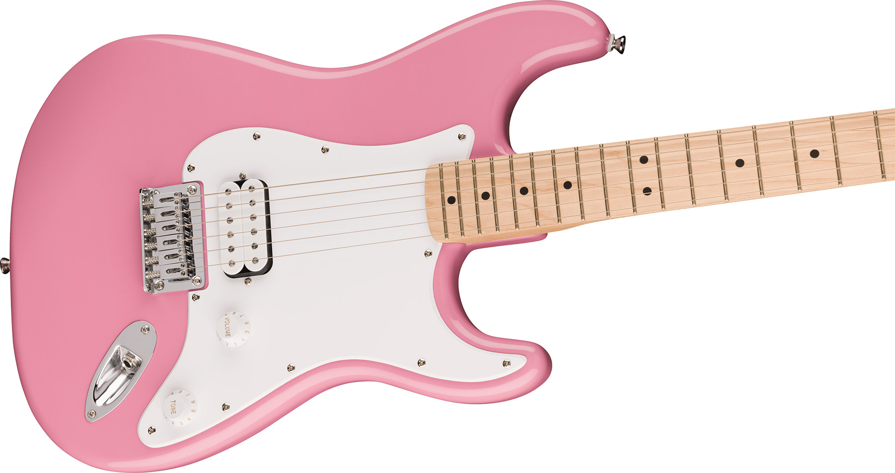 Squier Strat Sonic Hardtail H Ht Mn - Flash Pink - Guitarra eléctrica con forma de str. - Variation 2