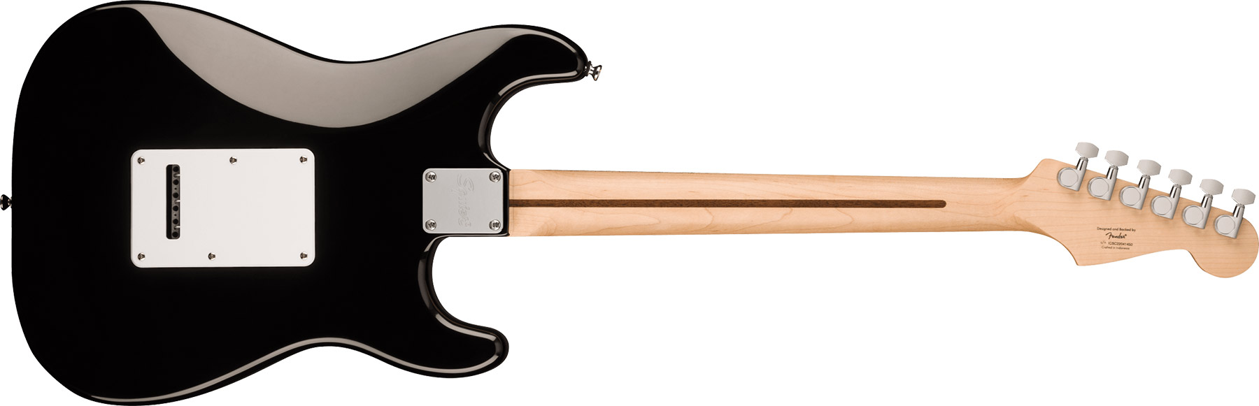 Squier Strat Sonic Lh Gaucher 3s Trem Mn - Black - Guitarra electrica para zurdos - Variation 1