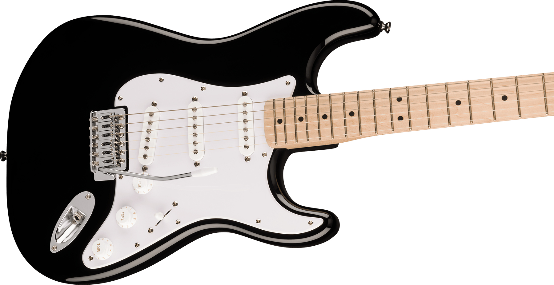 Squier Strat Sonic Lh Gaucher 3s Trem Mn - Black - Guitarra electrica para zurdos - Variation 2