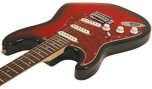 Squier Stratocaster Standard Left-handed (rw) - Antique Burst - Guitarra electrica para zurdos - Variation 2