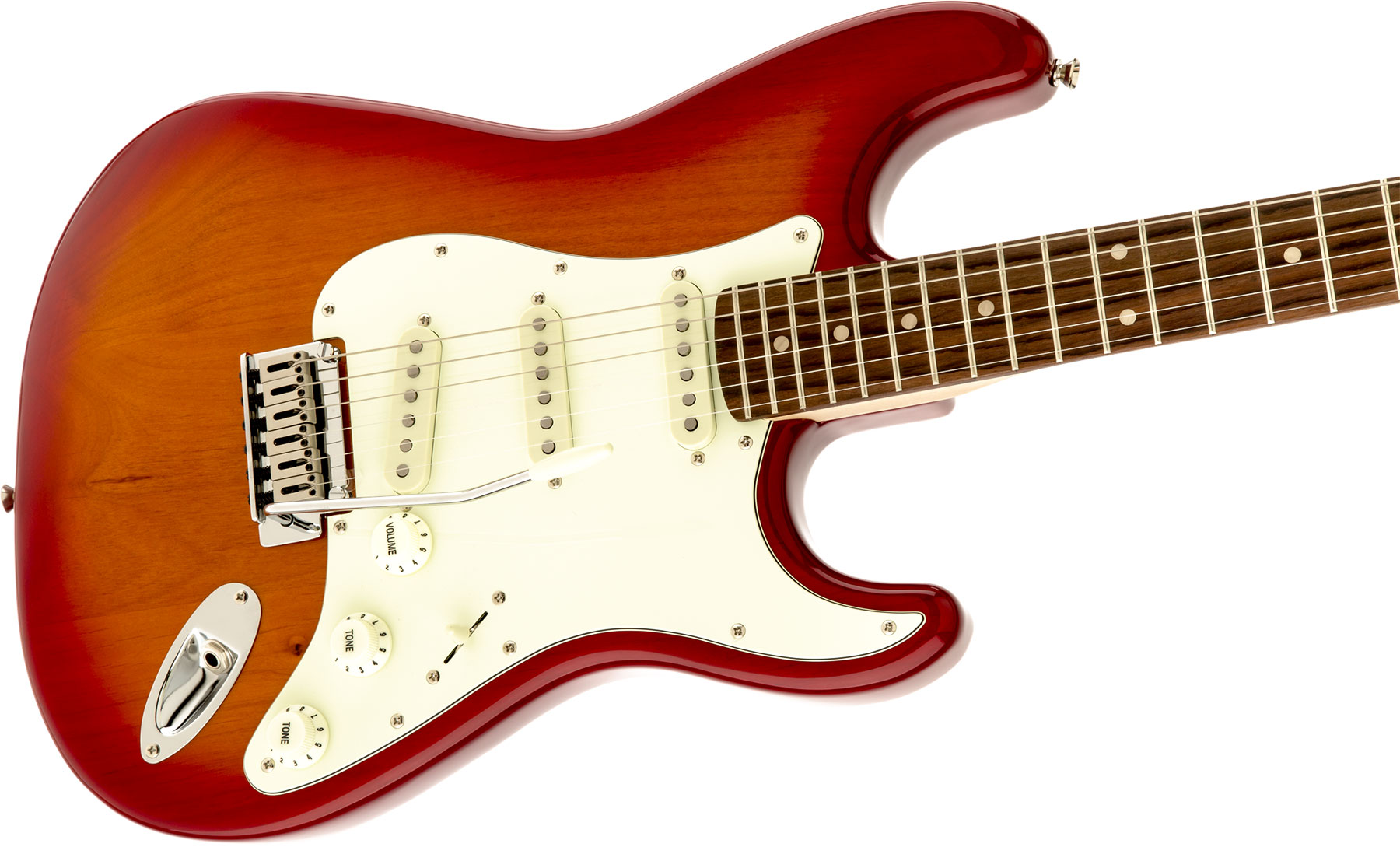 Squier Strat Standard Lau - Cherry Sunburst - Guitarra eléctrica con forma de str. - Variation 2