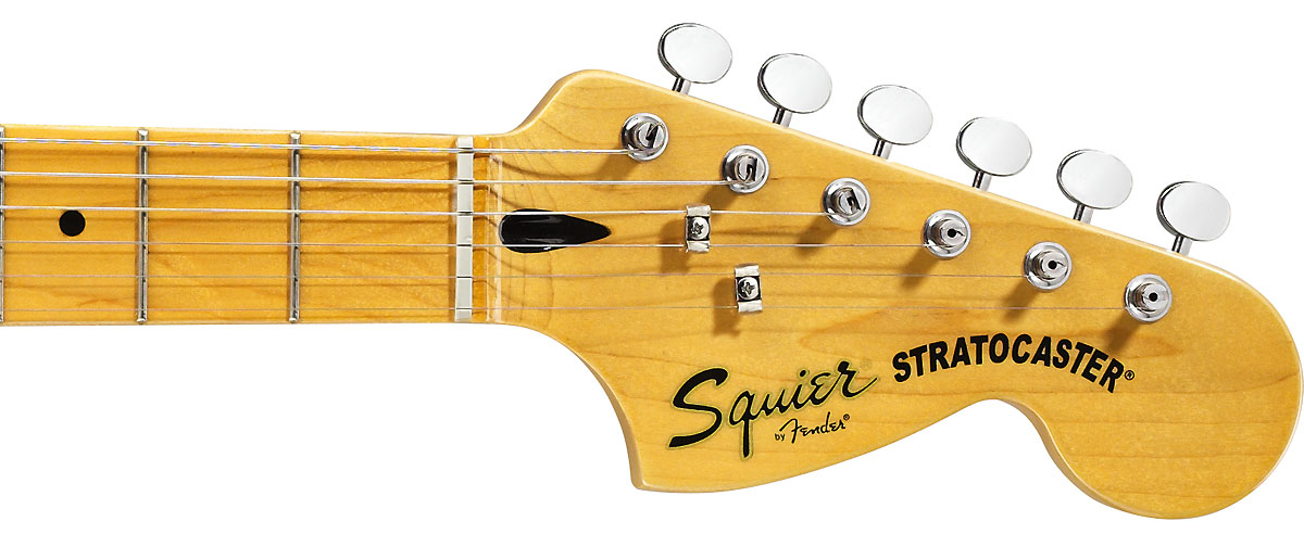 Squier Strat Vintage Modified '70s Mn - Black - Guitarra eléctrica con forma de str. - Variation 2