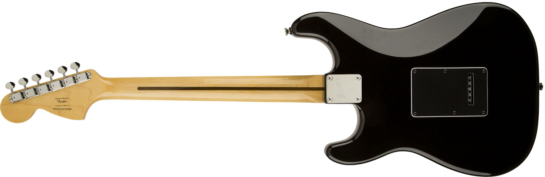 Squier Strat Vintage Modified '70s Mn - Black - Guitarra eléctrica con forma de str. - Variation 4