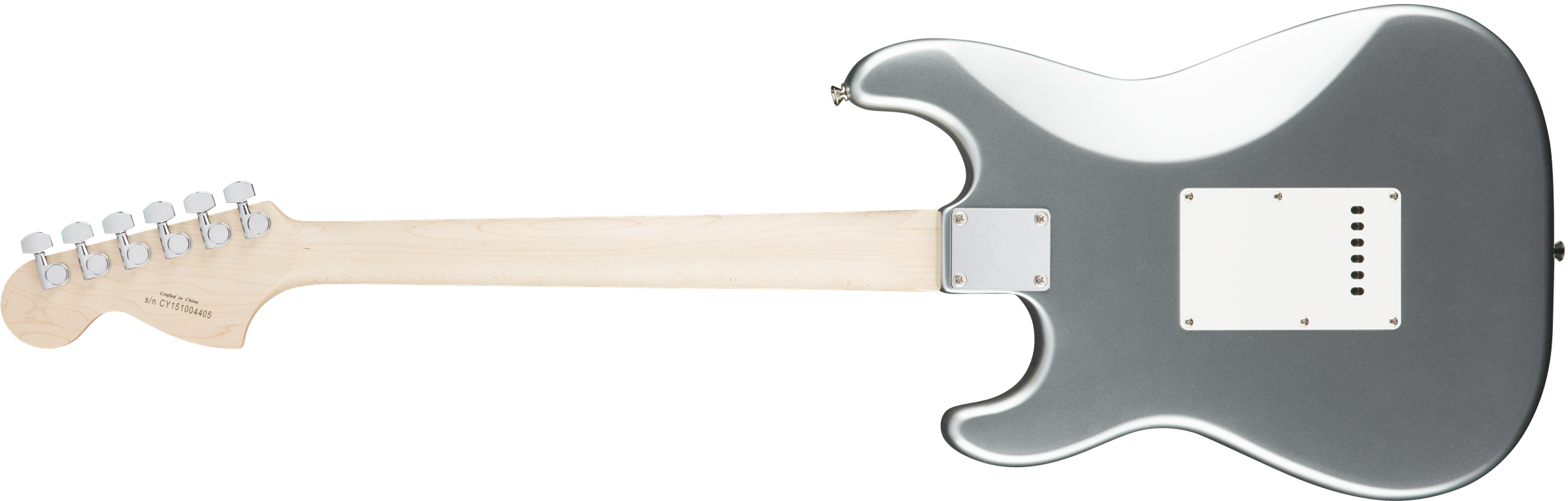 Squier Strat Affinity Series 3s Lau - Slick Silver - Guitarra eléctrica con forma de str. - Variation 1