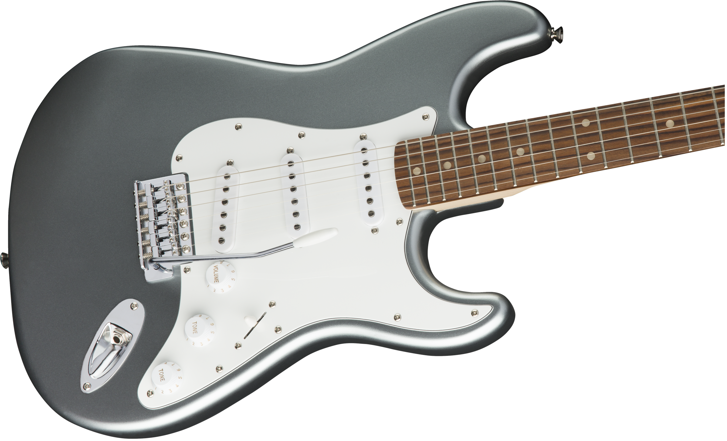 Squier Strat Affinity Series 3s Lau - Slick Silver - Guitarra eléctrica con forma de str. - Variation 2