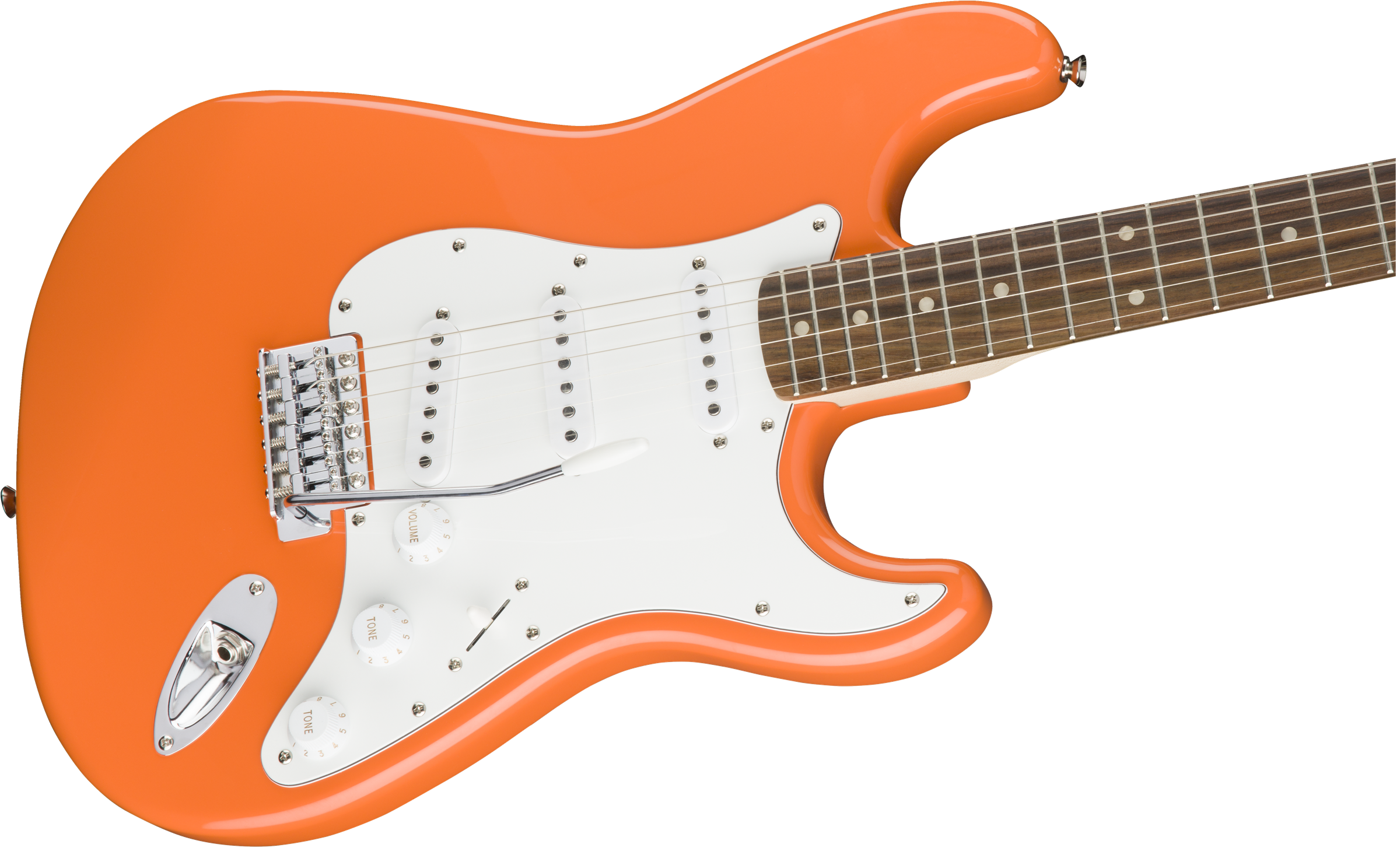 Squier Strat Affinity Series 3s Lau - Competition Orange - Guitarra eléctrica con forma de str. - Variation 2
