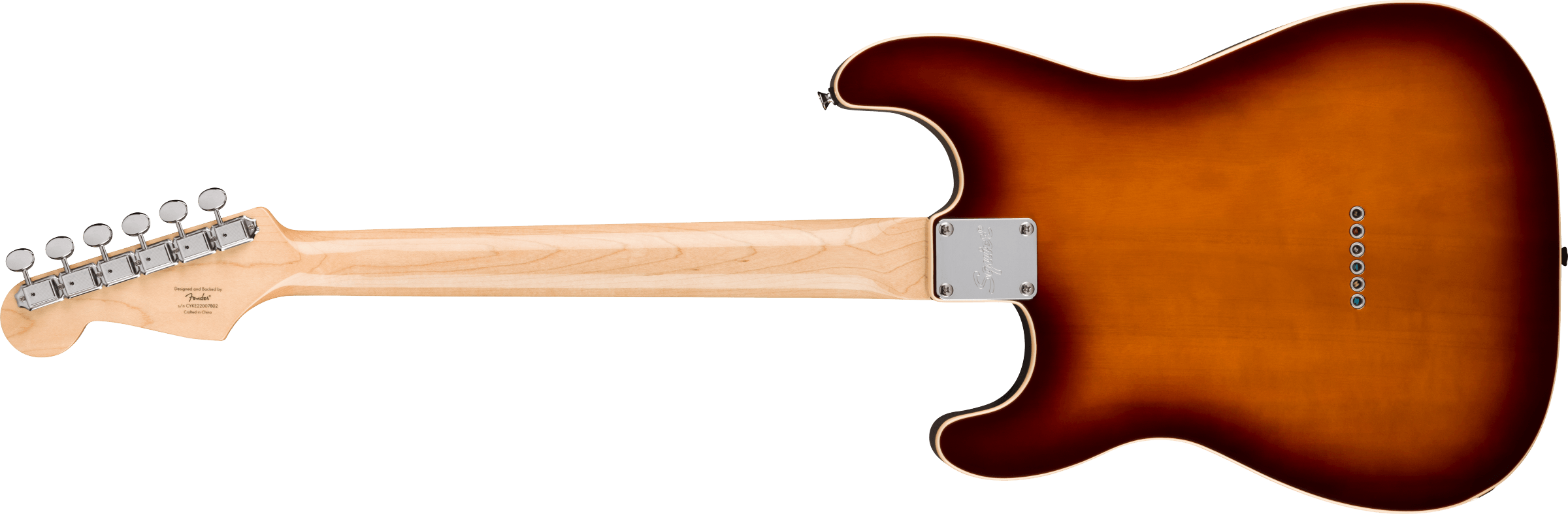 Squier Strat Custom Nashville Paranormal Series 3s Ht Lau - 2-color Sunburst - Guitarra eléctrica con forma de str. - Variation 2
