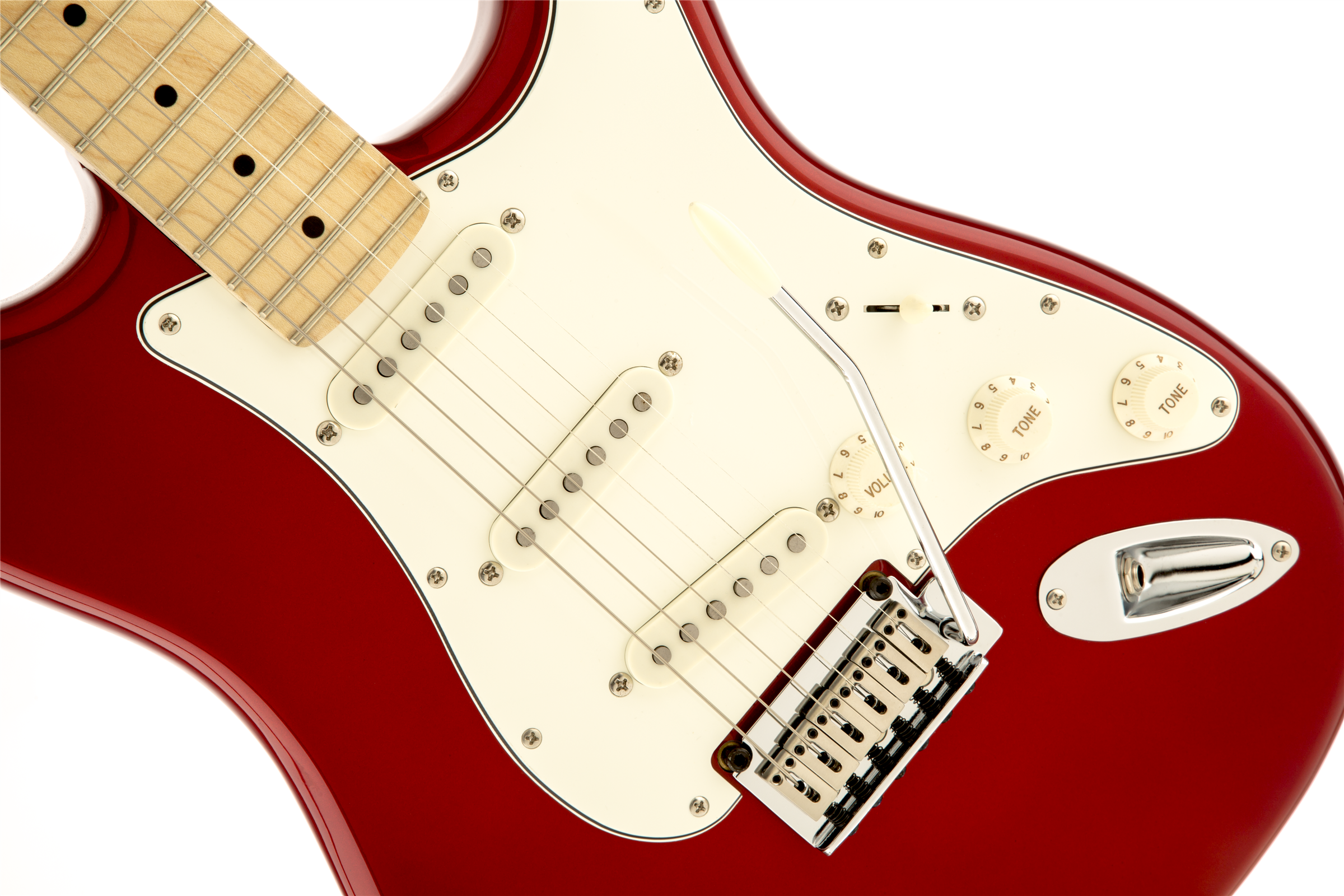 Squier Strat Standard Mn - Candy Apple Red - Guitarra eléctrica con forma de str. - Variation 2