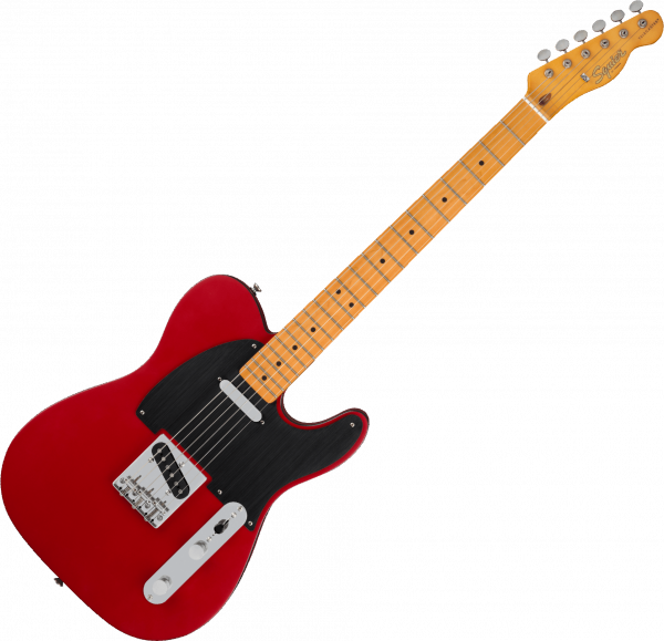 Guitarra eléctrica de cuerpo sólido Squier 40th Anniversary Telecaster Vintage Edition - Satin dakota red