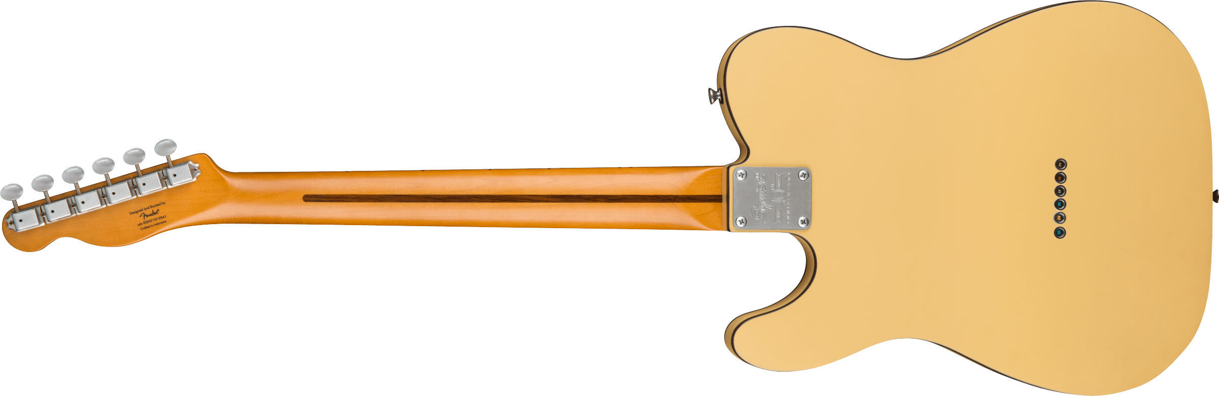 Squier Tele 40th Anniversary Vintage Edition Mn - Satin Vintage Blonde - Guitarra eléctrica con forma de tel - Variation 1
