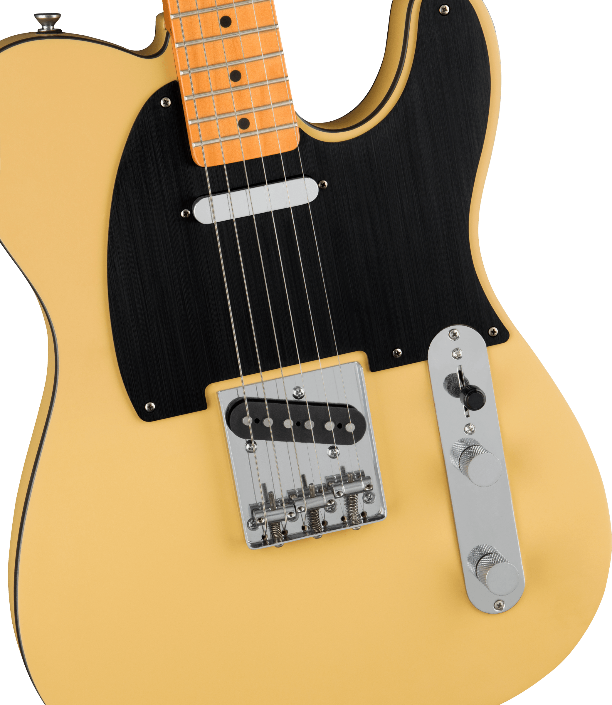 Squier Tele 40th Anniversary Vintage Edition Mn - Satin Vintage Blonde - Guitarra eléctrica con forma de tel - Variation 2
