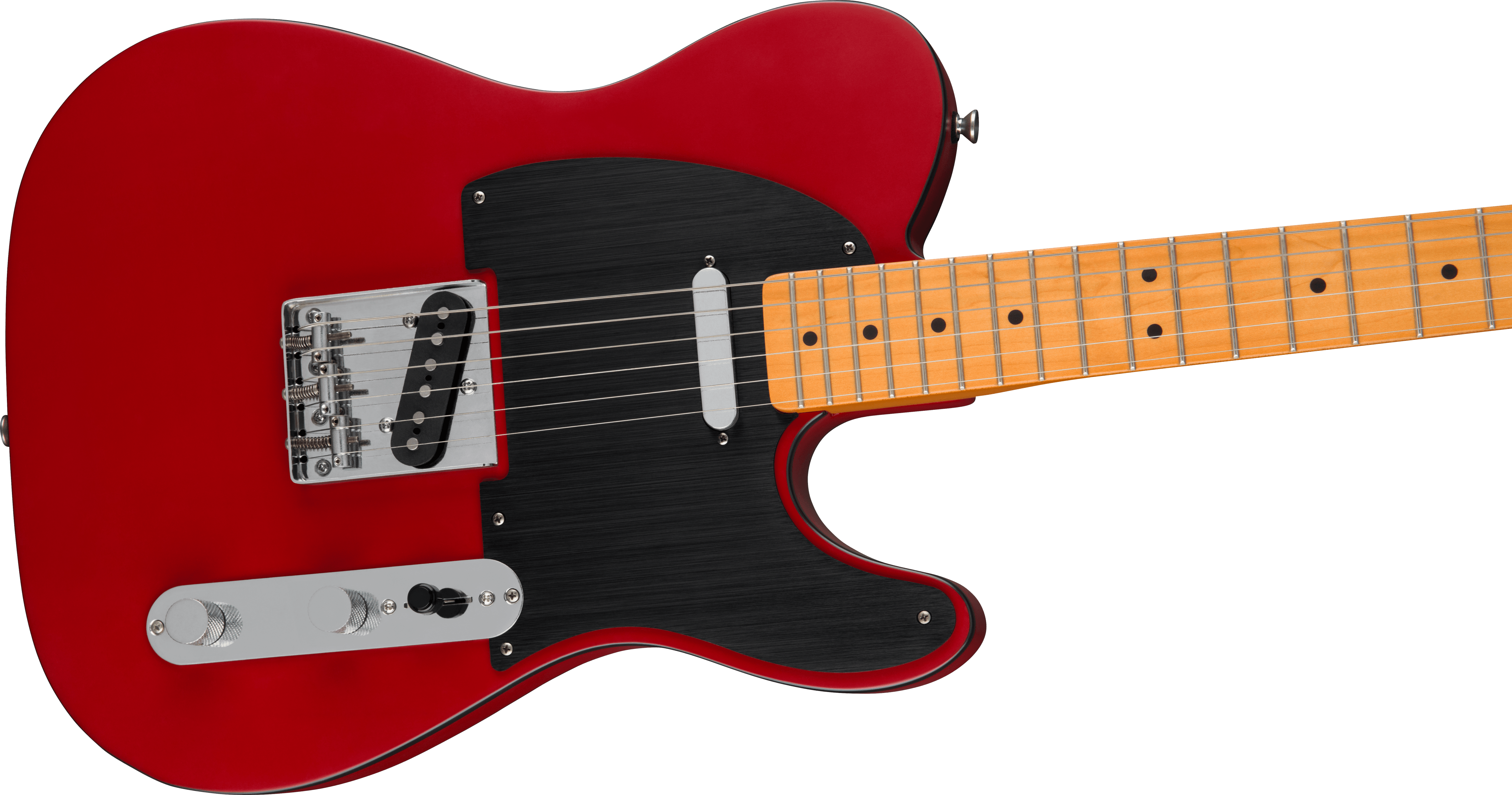 Squier Tele 40th Anniversary Vintage Edition Mn - Satin Dakota Red - Guitarra eléctrica con forma de tel - Variation 3