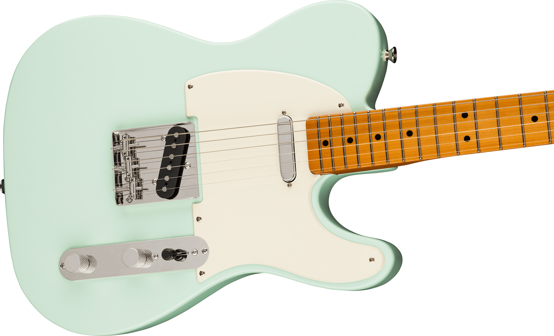 Squier Tele '50s Parchment Pickguard Classic Vibe Fsr 2s Ht Mn - Sonic Blue - Guitarra eléctrica con forma de tel - Variation 2