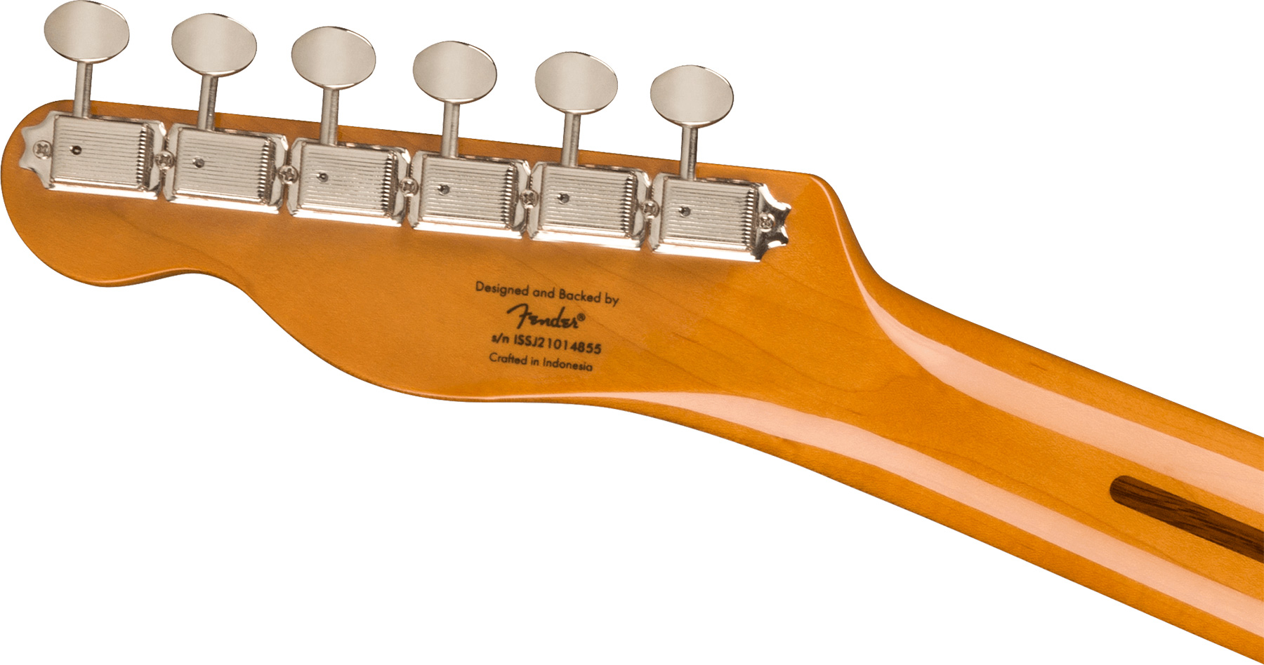 Squier Tele '50s Parchment Pickguard Classic Vibe Fsr 2s Ht Mn - Burgundy Mist - Guitarra eléctrica con forma de tel - Variation 3