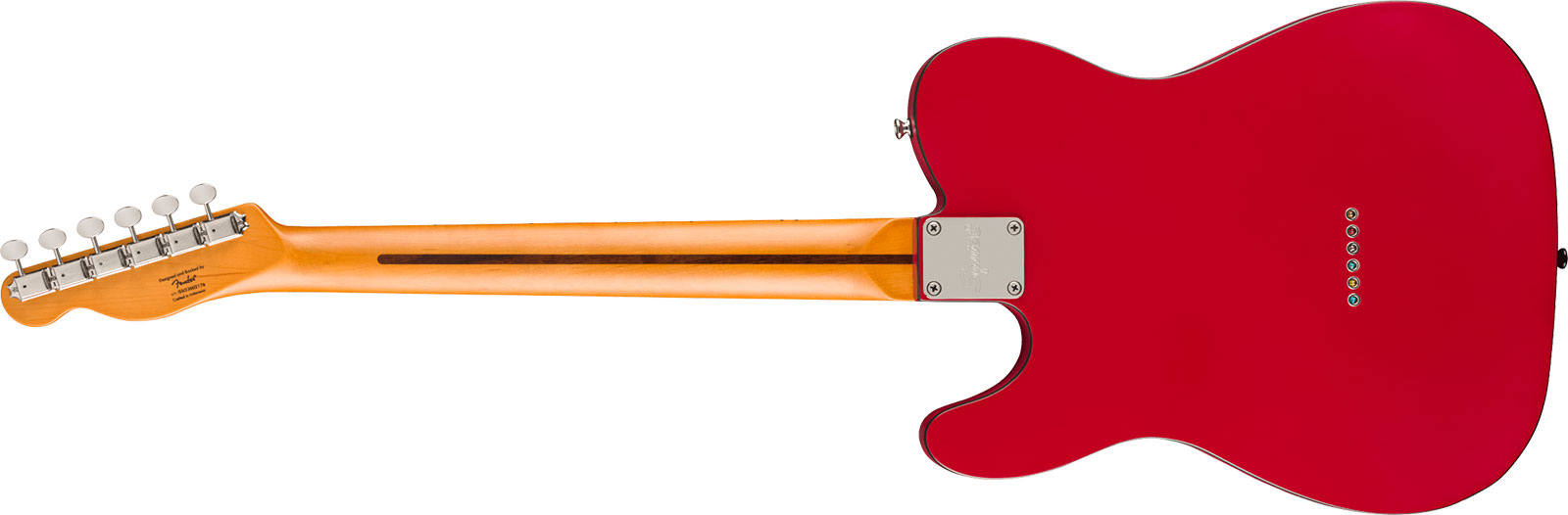 Squier Tele 60s Custom Classic Vibe Ltd 2s Ht Mn - Satin Dakota Red - Guitarra eléctrica con forma de tel - Variation 1