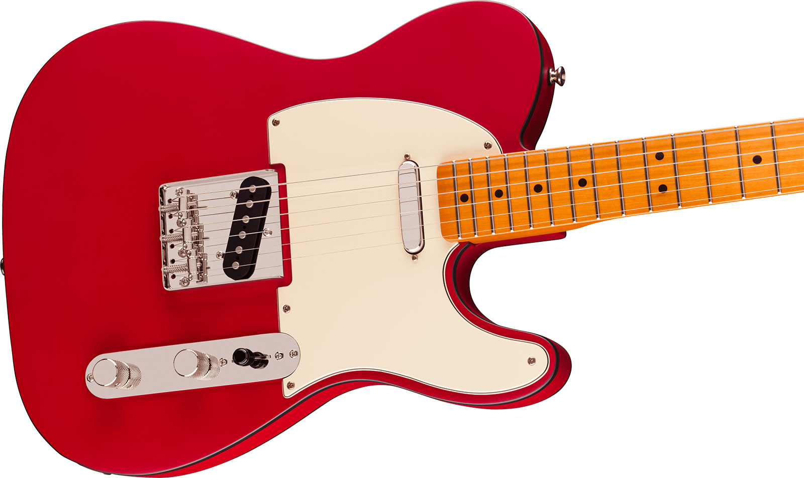 Squier Tele 60s Custom Classic Vibe Ltd 2s Ht Mn - Satin Dakota Red - Guitarra eléctrica con forma de tel - Variation 2