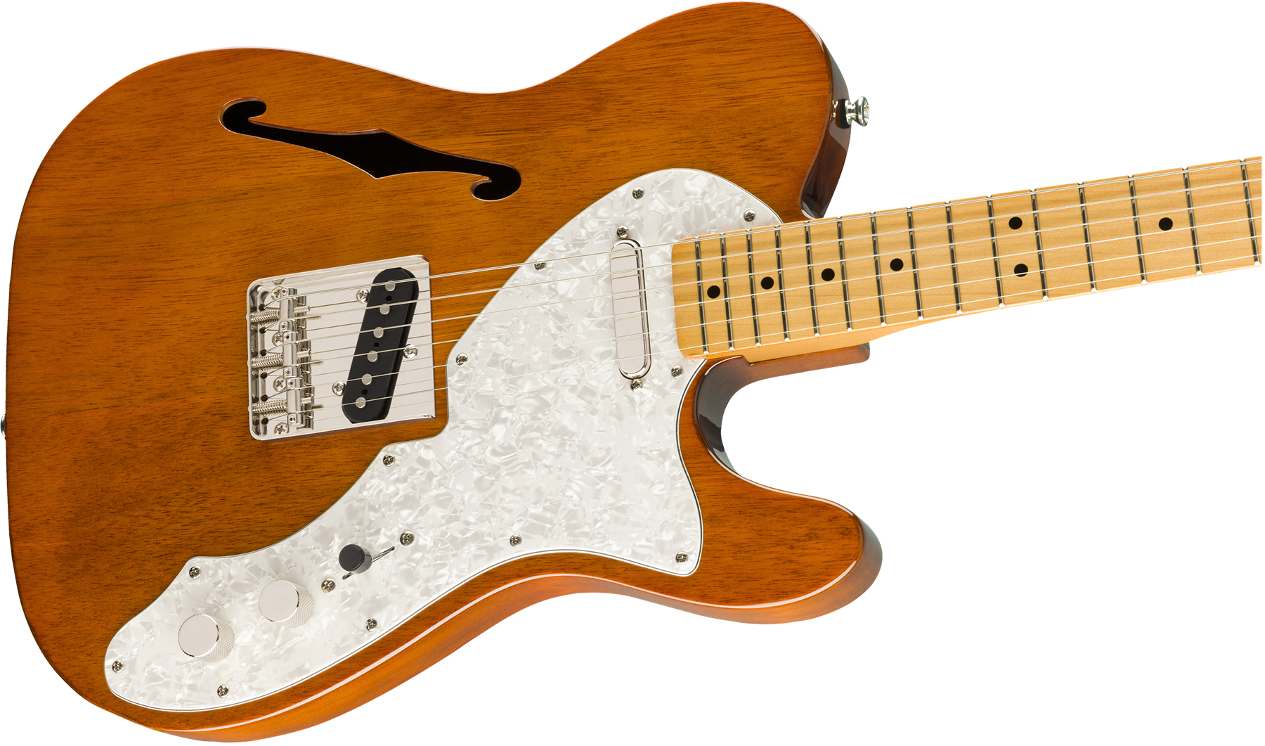 Squier Tele '60s Thinline Classic Vibe 2019 Mn - Natural - Guitarra eléctrica semi caja - Variation 2