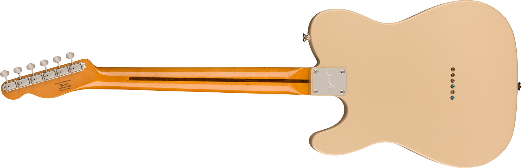 Squier Tele '60s Thinline Gold Anodized Pickguard Classic Vibe Fsr 2s Ht Mn - Desert Sand - Guitarra eléctrica con forma de tel - Variation 1