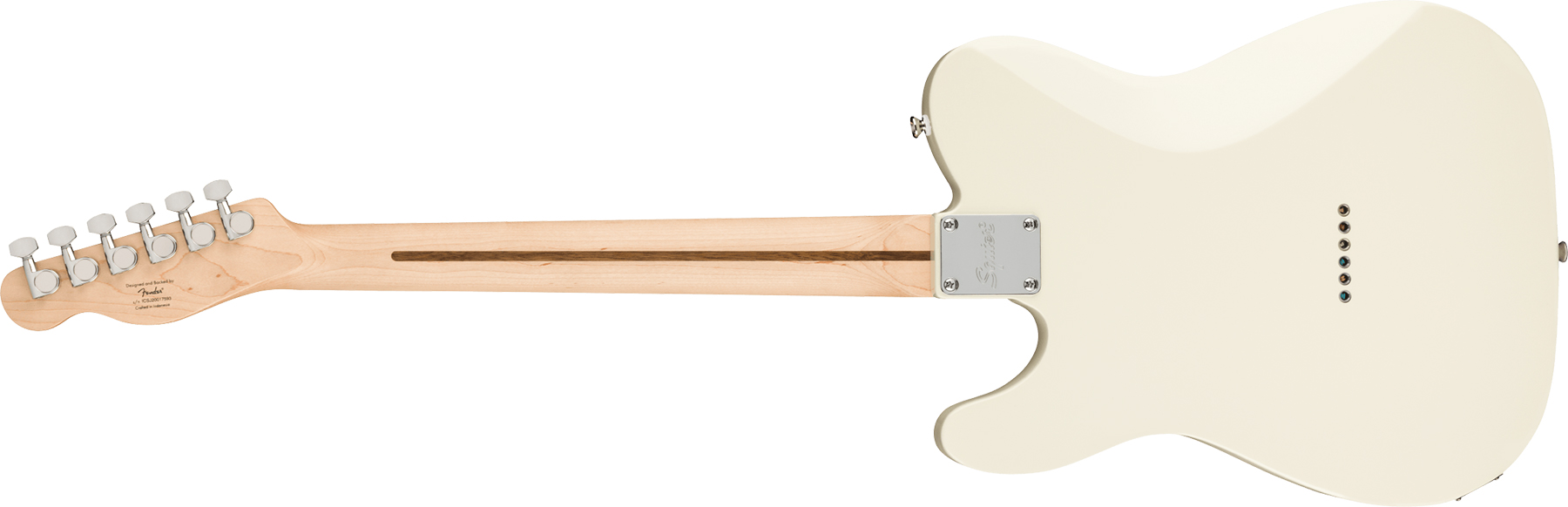Squier Tele Affinity 2021 2s Lau - Olympic White - Guitarra eléctrica con forma de tel - Variation 1
