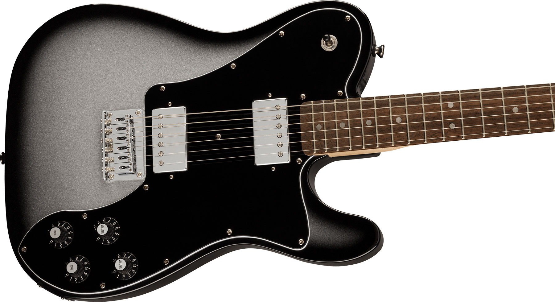 Squier Tele Affinity Deluxe Fsr Ltd Hh Ht Lau - Silverburst - Guitarra eléctrica con forma de tel - Variation 2