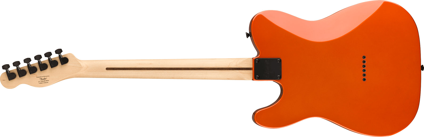 Squier Tele Affinity Hh Fsr 2h Ht Lau - Metallic Orange - Guitarra eléctrica con forma de tel - Variation 1
