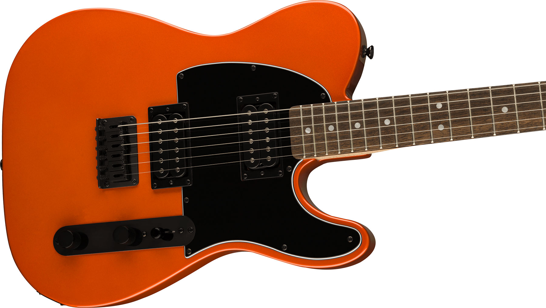 Squier Tele Affinity Hh Fsr 2h Ht Lau - Metallic Orange - Guitarra eléctrica con forma de tel - Variation 2