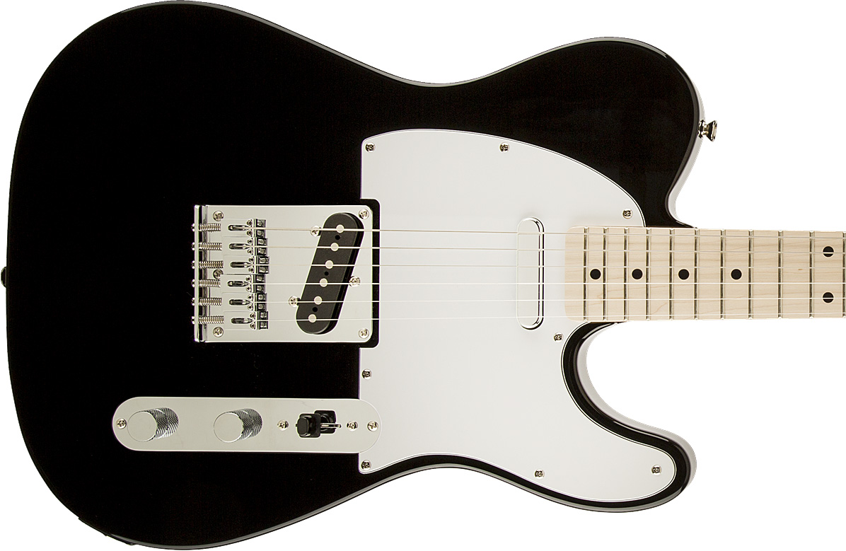 Squier Tele Affinity Series Mn - Black - Guitarra eléctrica con forma de tel - Variation 2