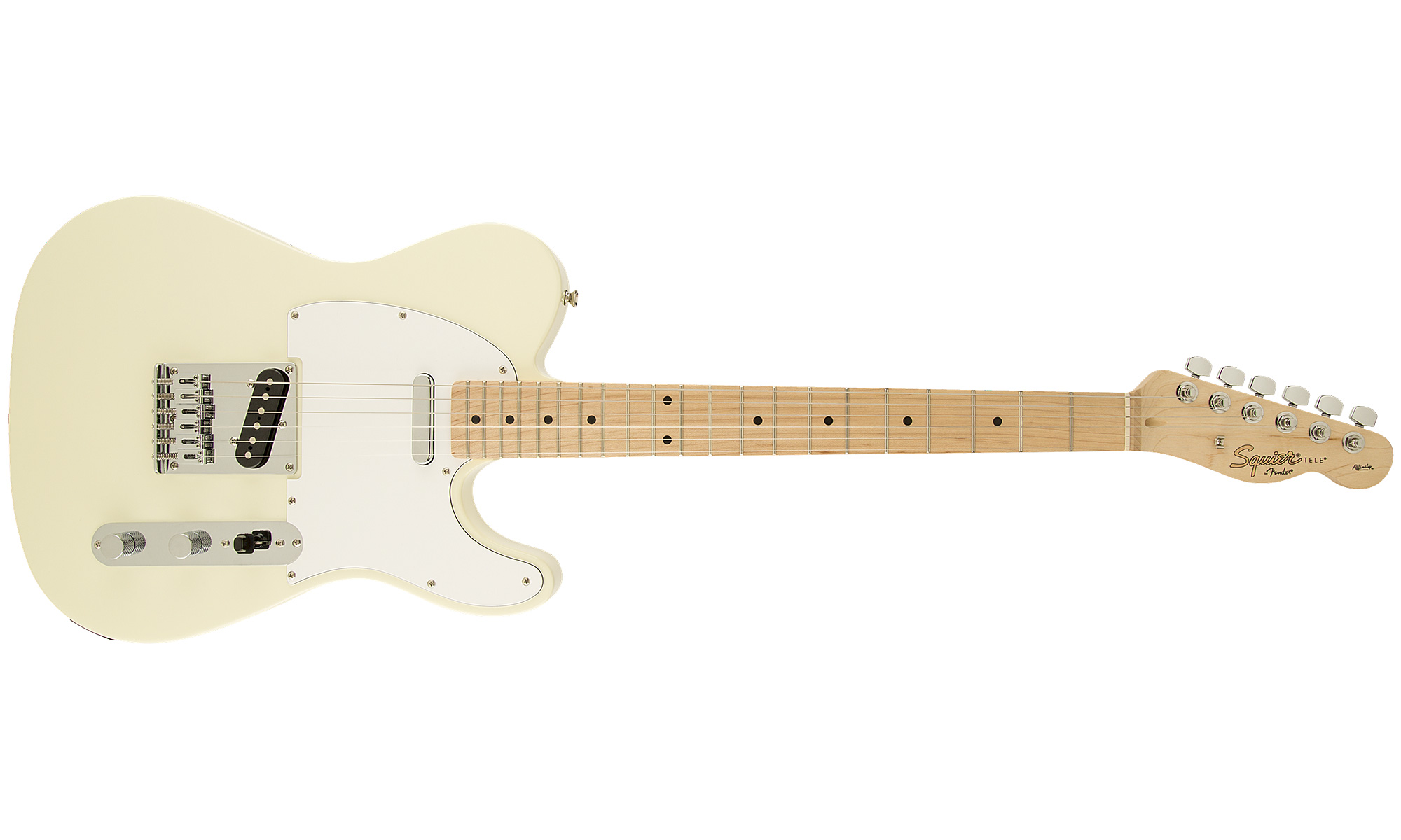 Squier Tele Affinity Series 2013 Mn - Arctic White - Guitarra eléctrica con forma de tel - Variation 1