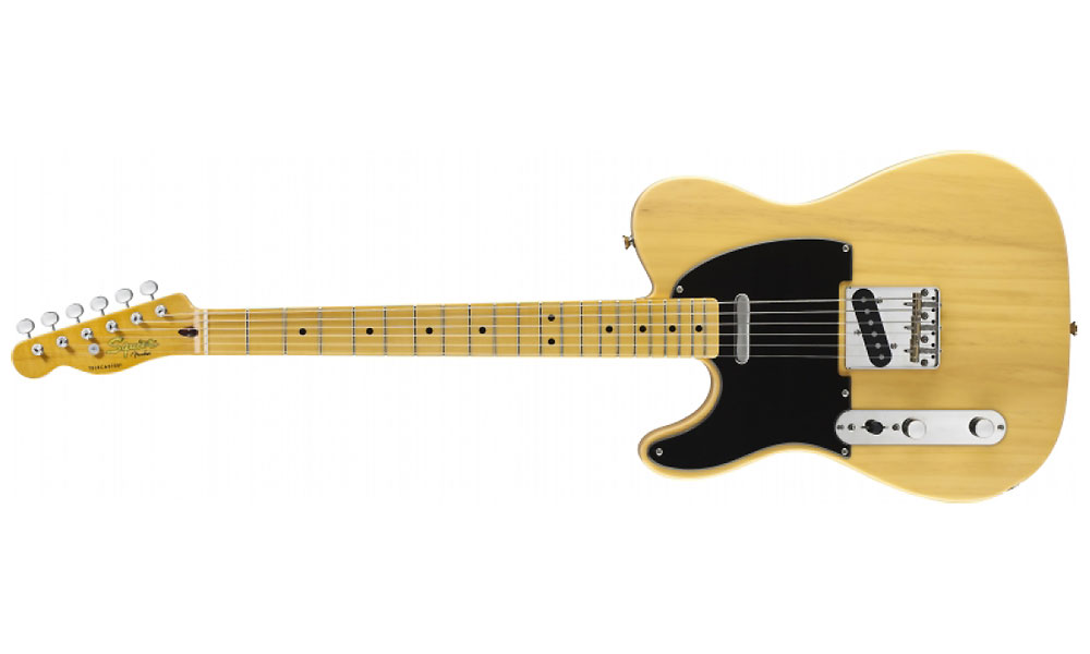 Squier Classic Vibe Telecaster '50s Lh Gaucher Mn - Butterscotch Blonde - Guitarra electrica para zurdos - Variation 1