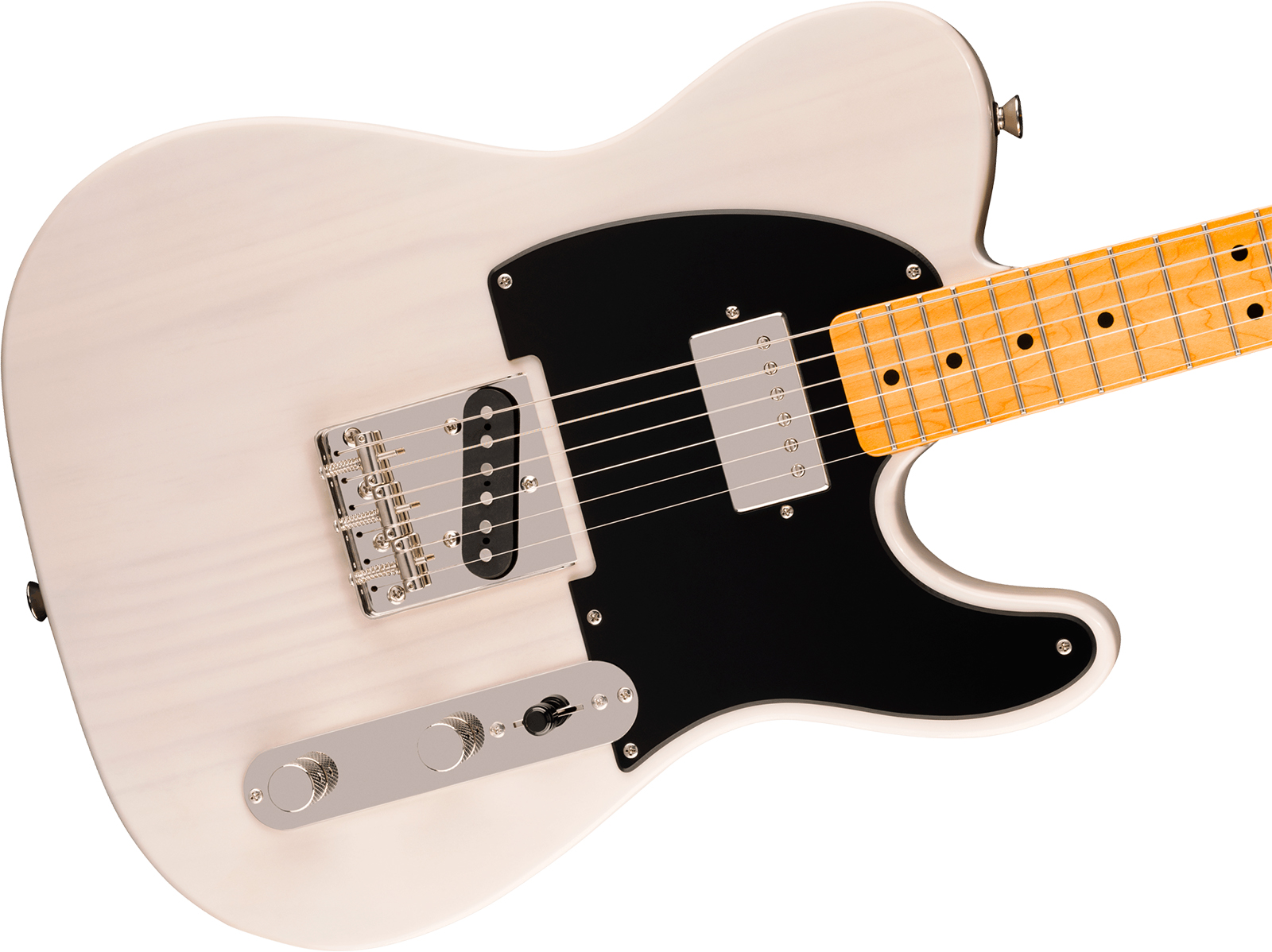 Squier Tele Classic Vibe 50s Sh Fsr Ltd Ht Mn - White Blonde - Guitarra eléctrica con forma de tel - Variation 2