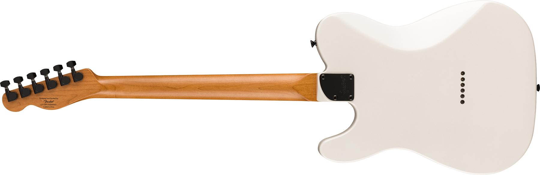 Squier Tele Contemporary Rh Hh Ht Mn - Pearl White - Guitarra eléctrica con forma de tel - Variation 1