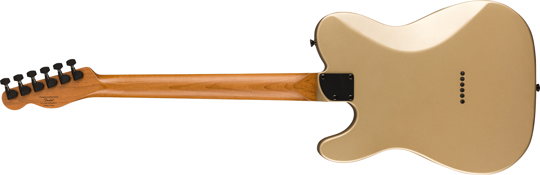 Squier Tele Contemporary Rh Hh Ht Mn - Shoreline Gold - Guitarra eléctrica con forma de tel - Variation 1