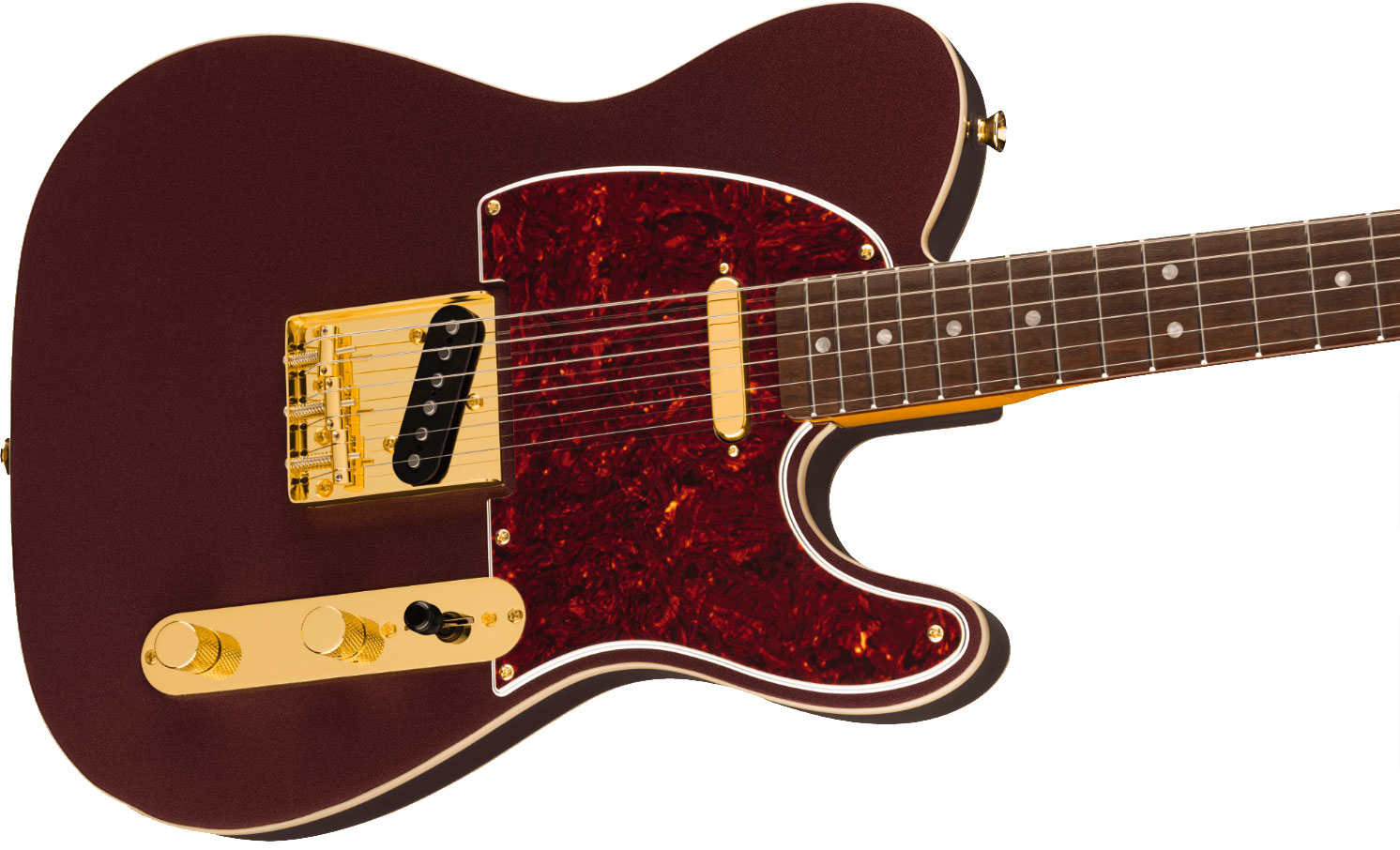 Squier Tele Custom 60s Classic Vibe Fsr Ltd 2s Ht Lau - Oxblood - Guitarra eléctrica con forma de tel - Variation 2