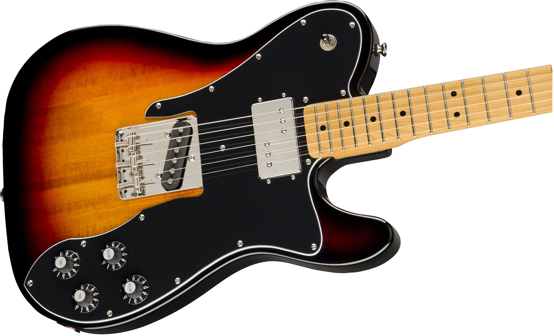Squier Tele Custom  Classic Vibe 70s 2019 Sh Mn - 3-color Sunburst - Guitarra eléctrica con forma de tel - Variation 2