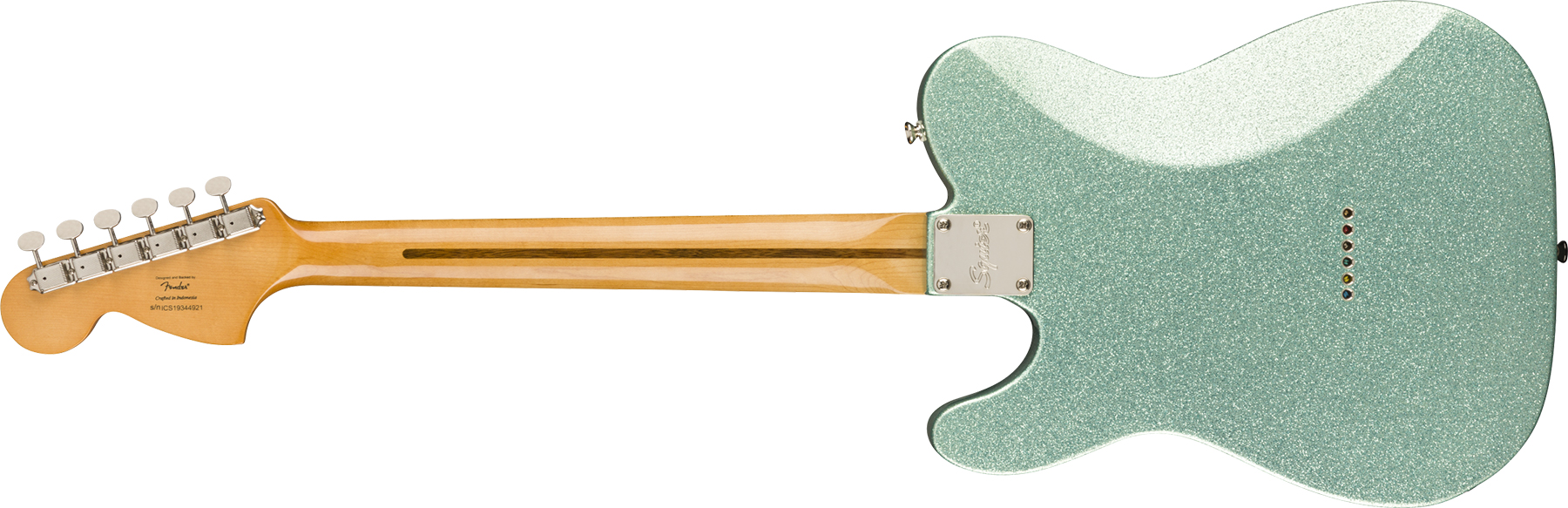 Squier Tele Deluxe Classic Vibe 70 Fsr Ltd 2020 Hh Htmn - Seafoam Sparkle - Guitarra eléctrica con forma de tel - Variation 1
