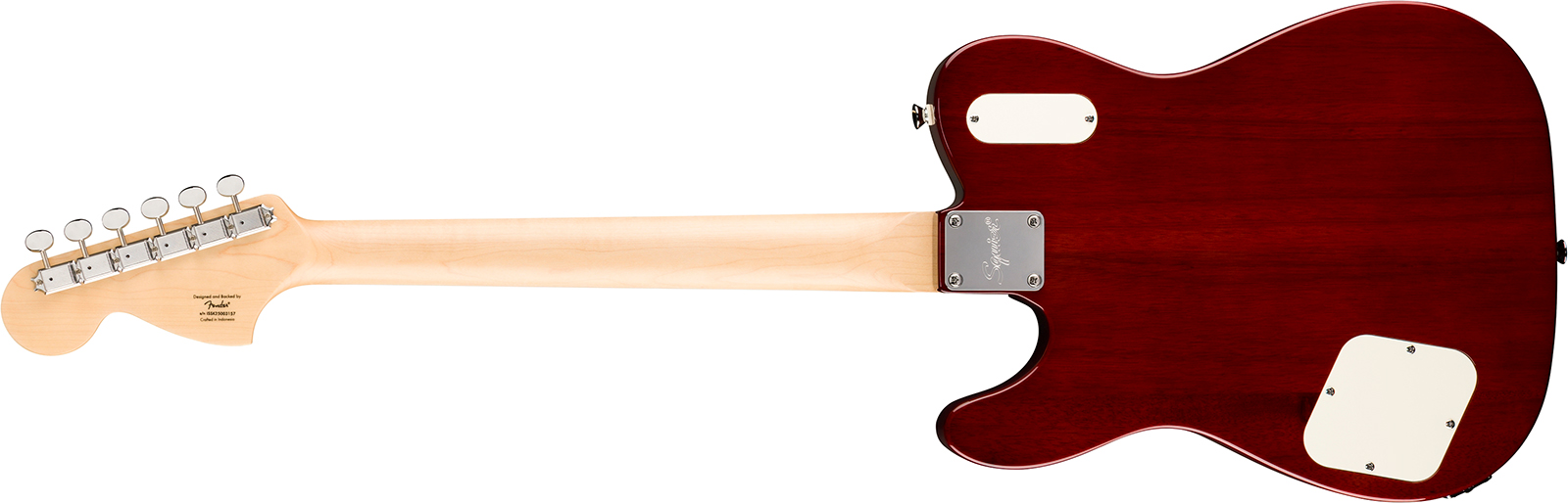 Squier Tele Deluxe Troublemaker Bigsby Paranormal 2h Trem Lau - Honey Sunburst - Guitarra eléctrica con forma de tel - Variation 1