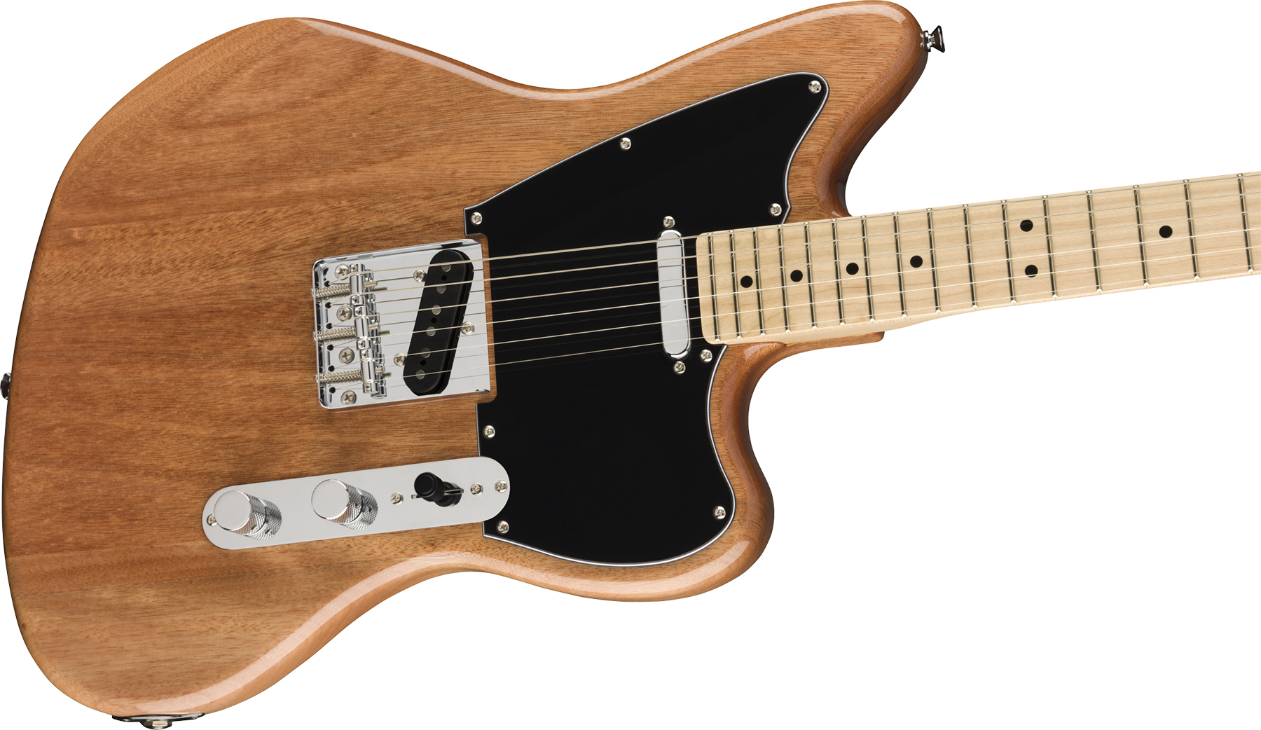 Squier Tele Offset Paranormal Ss Ht Mn - Natural - Guitarra electrica retro rock - Variation 2
