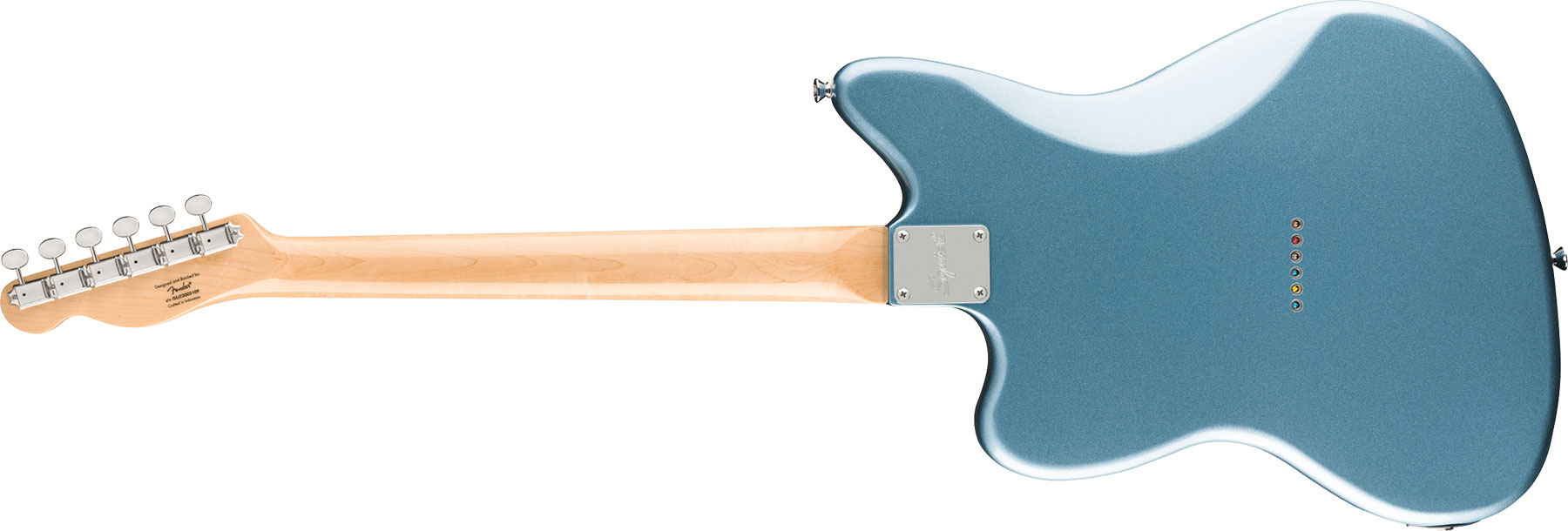 Squier Tele Sj Offset Paranormal 2s Ht Lau - Ice Blue Metallic - Guitarra electrica retro rock - Variation 1