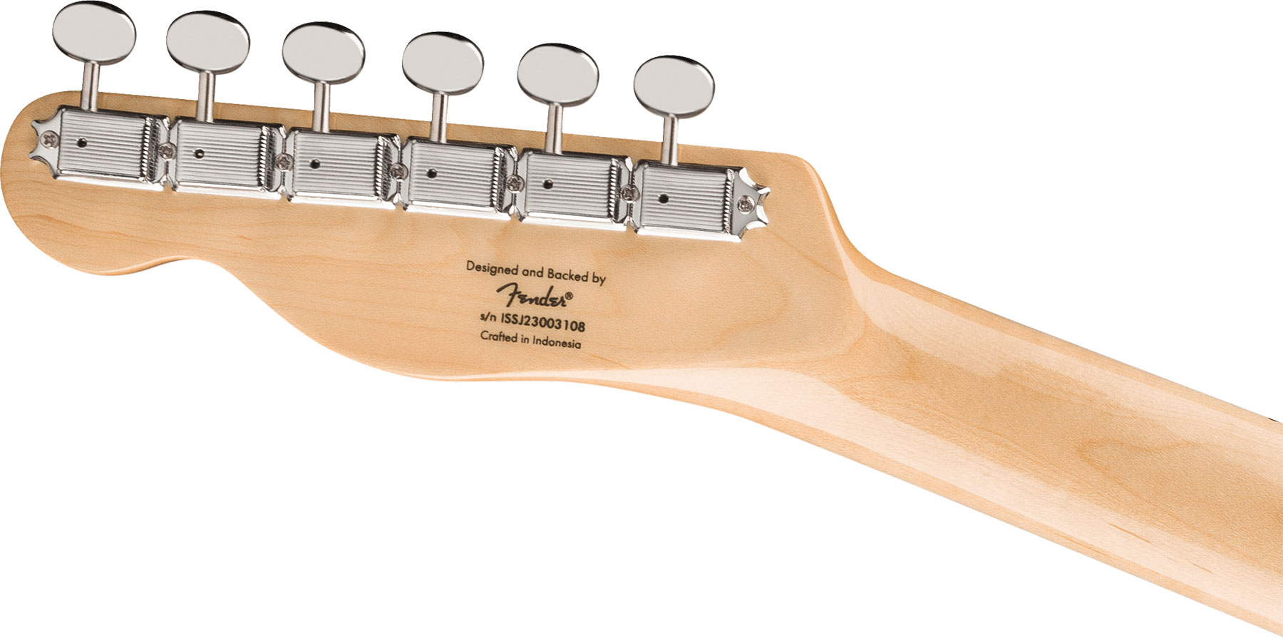 Squier Tele Sj Offset Paranormal 2s Ht Lau - Ice Blue Metallic - Guitarra electrica retro rock - Variation 3