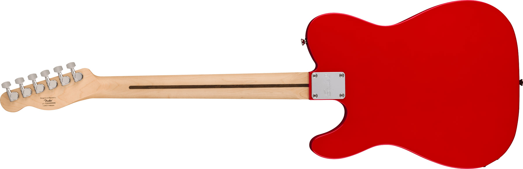 Squier Tele Sonic 2s Ht Lau - Torino Red - Guitarra eléctrica con forma de tel - Variation 1