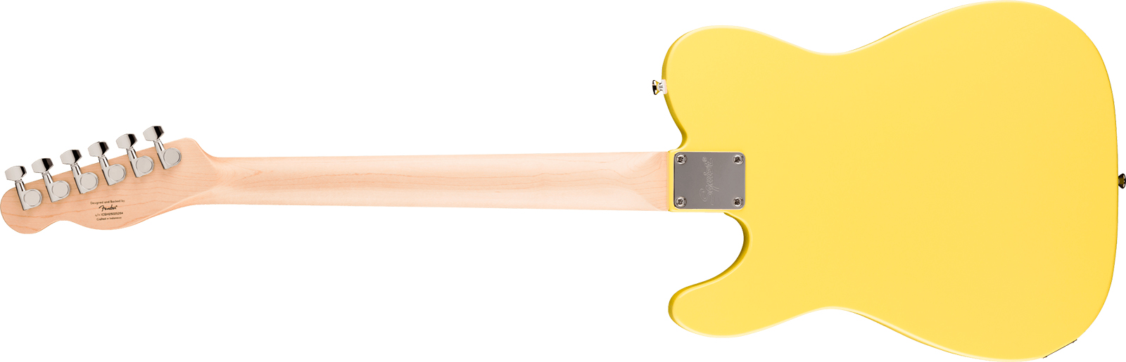 Squier Tele Sonic 2s Ht Lau - Canary Yellow - Guitarra eléctrica con forma de tel - Variation 1