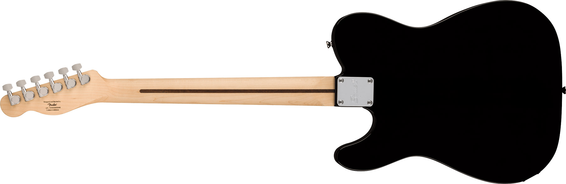 Squier Tele Sonic 2s Ht Mn - Black - Guitarra eléctrica con forma de tel - Variation 1