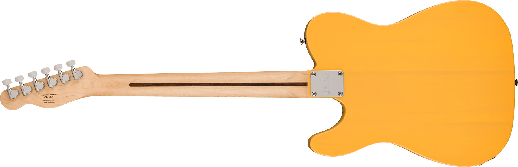 Squier Tele Sonic 2s Ht Mn - Butterscotch Blonde - Guitarra eléctrica con forma de tel - Variation 1