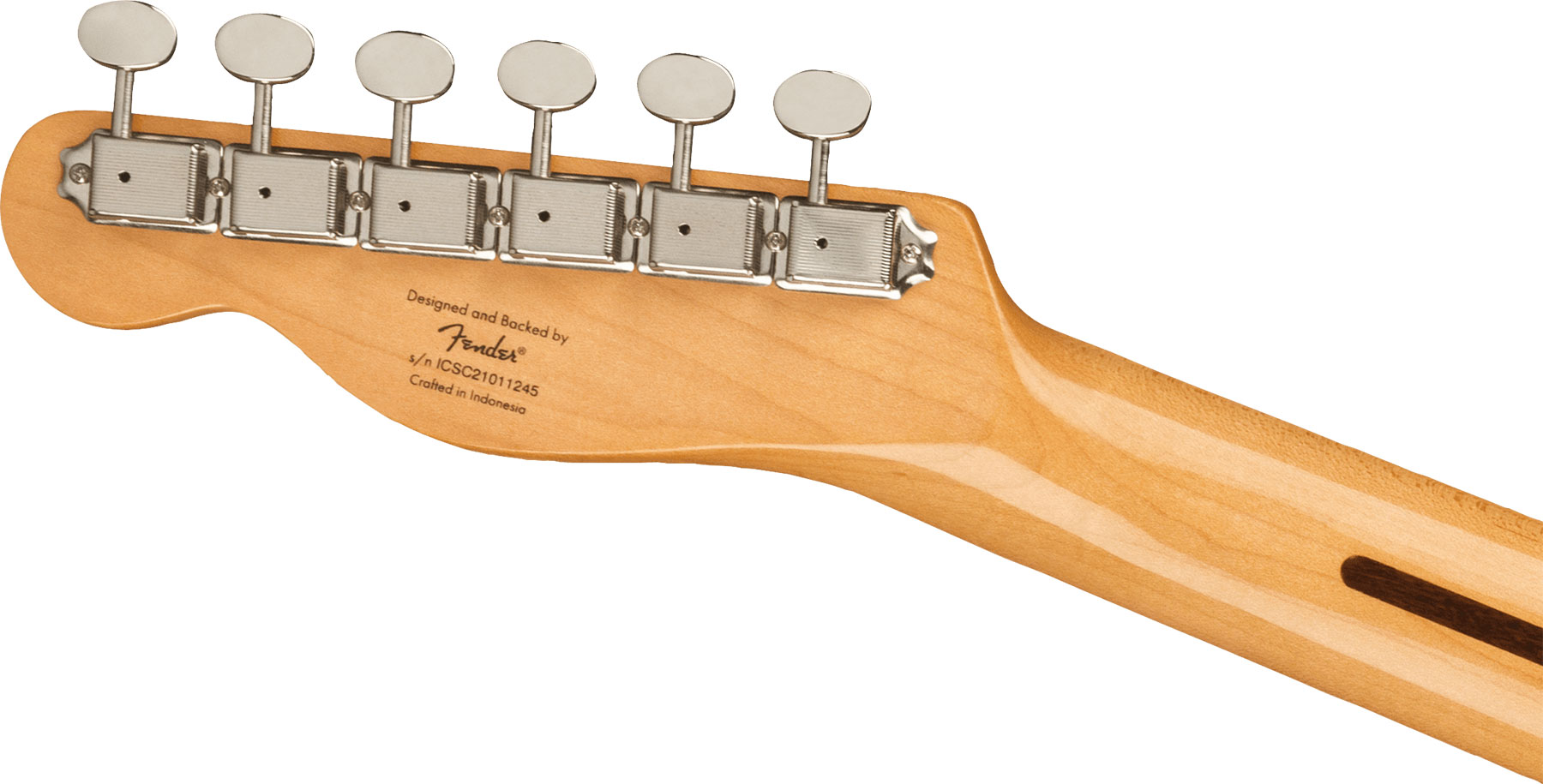 Squier Tele Thinline '70s Classic Vibe Fsr Ltd Hh Mn - Olympic White - Guitarra eléctrica con forma de tel - Variation 3