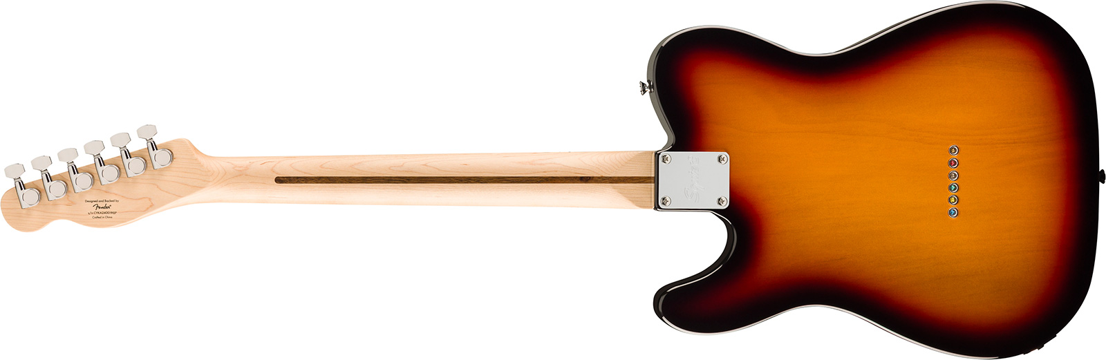 Squier Tele Thinline Affinity 2s Ht Mn - 3-color Sunburst - Guitarra eléctrica semi caja - Variation 1