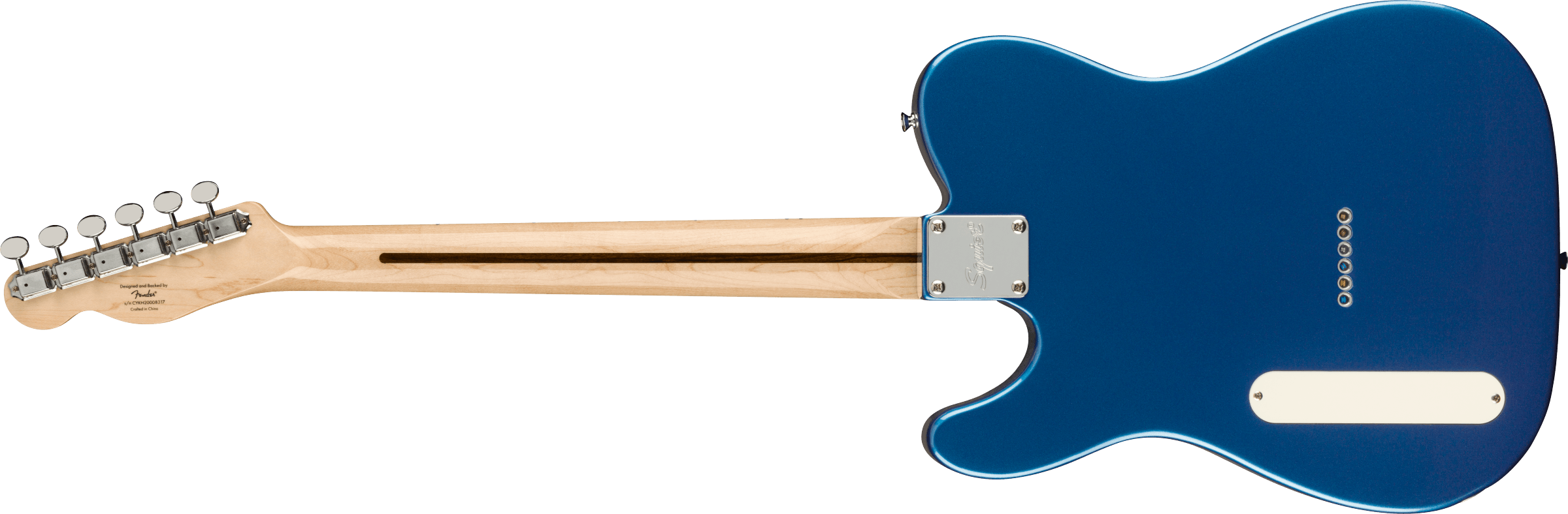 Squier Tele Cabronita Thinline Paranormal Ss Ht Mn - Lake Placid Blue - Guitarra eléctrica con forma de tel - Variation 1