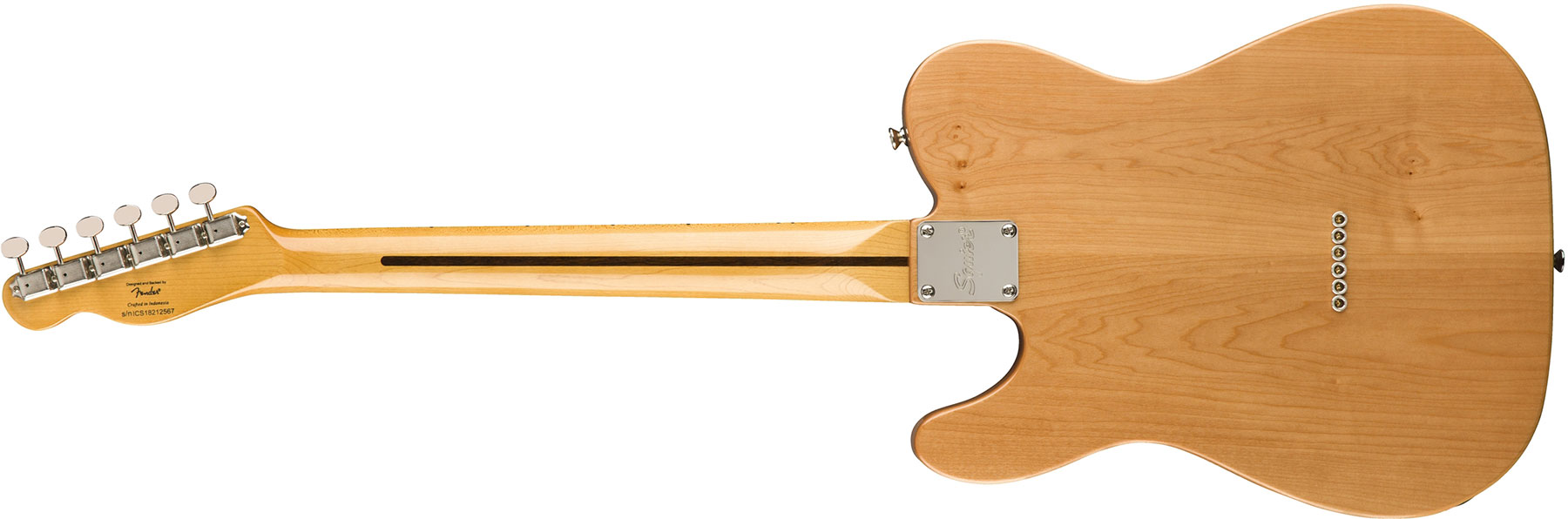 Squier Tele Thinline Classic Vibe 70s 2019 Hh Mn - Natural - Guitarra eléctrica semi caja - Variation 1