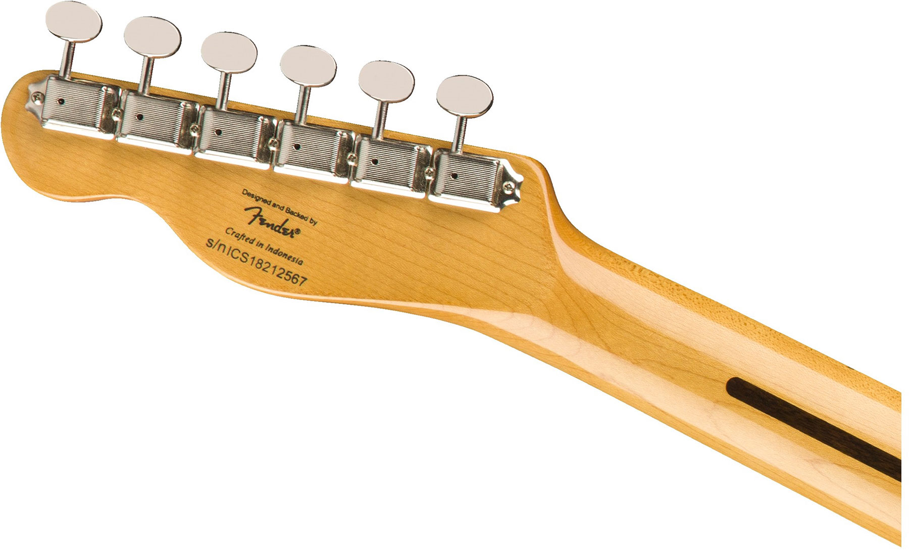 Squier Tele Thinline Classic Vibe 70s 2019 Hh Mn - Natural - Guitarra eléctrica semi caja - Variation 3