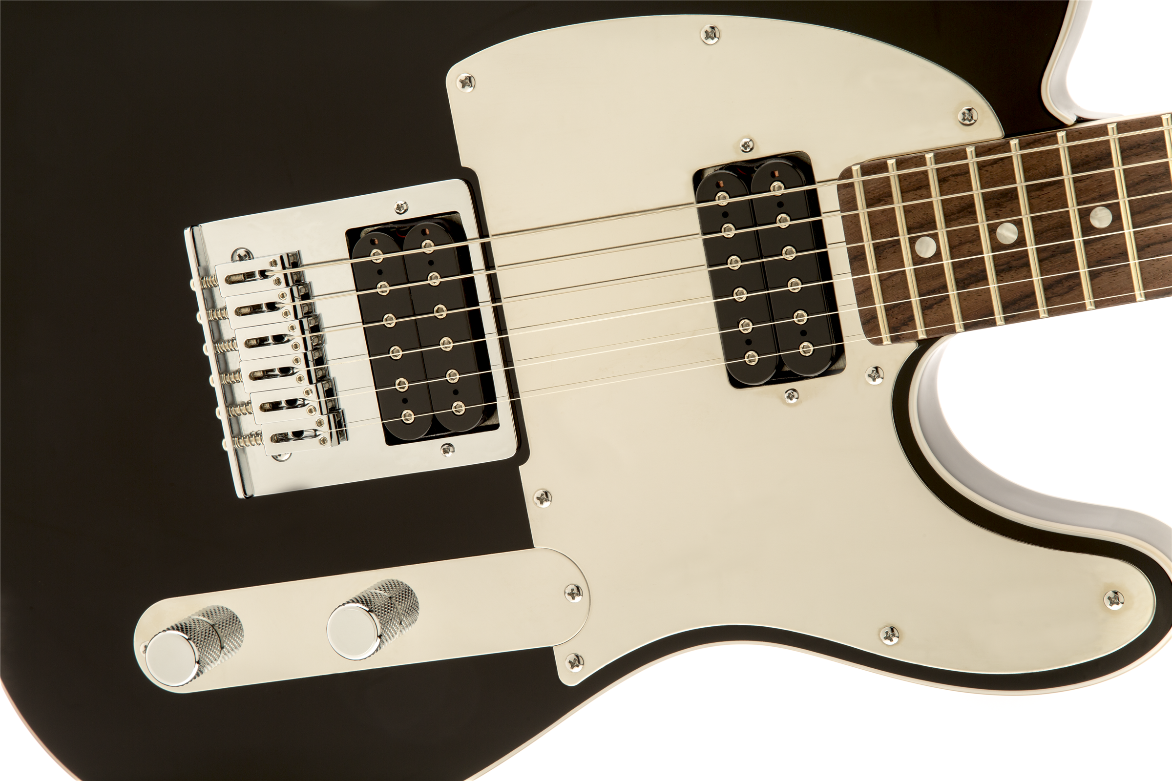 Squier Telecaster J5 (lau) - Black - Guitarra eléctrica con forma de tel - Variation 4