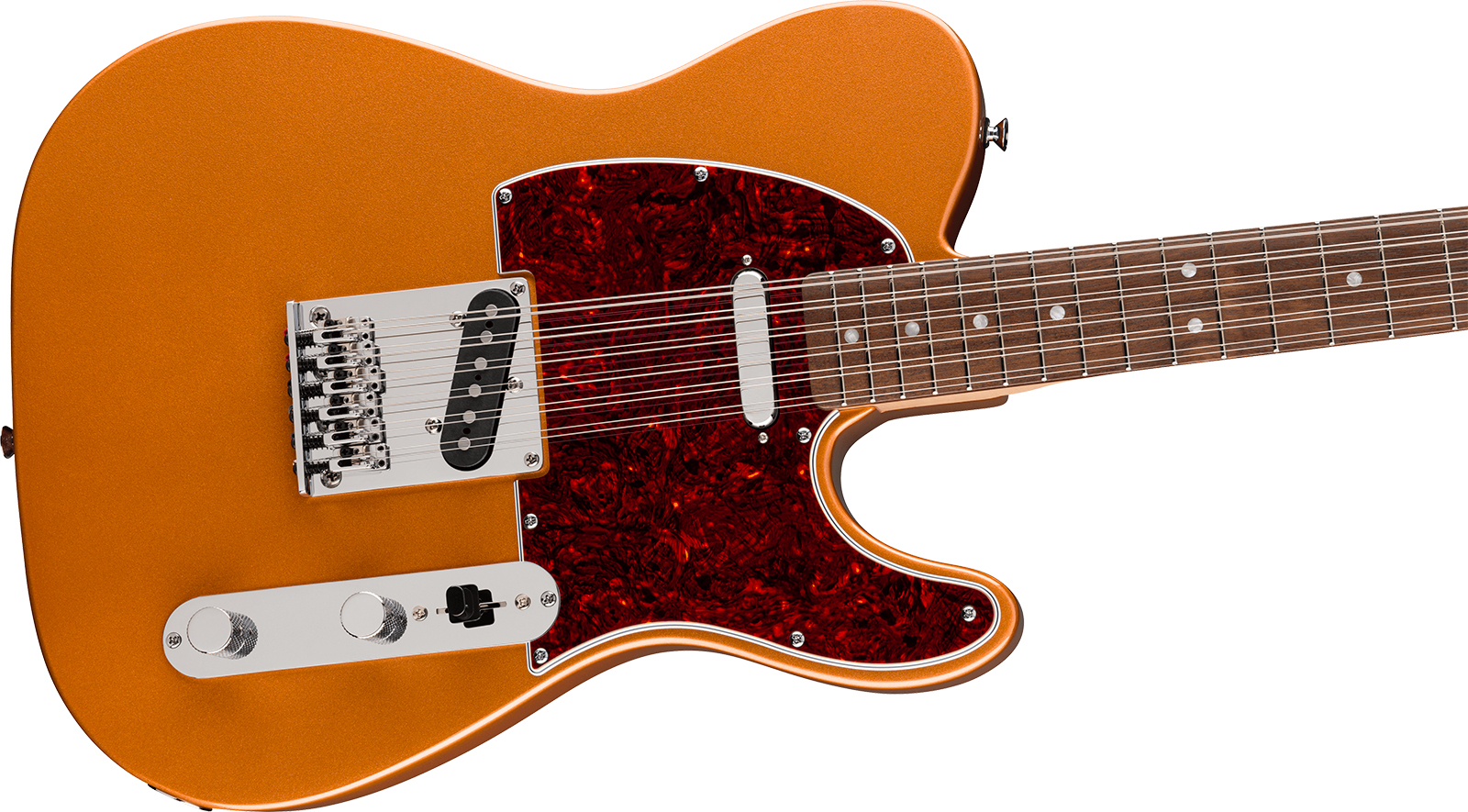 Squier Troy Van Leeuwen Tele Xii Paranormal Ind Signature 12c 2s Ht Lau - Copper Age - Guitarra eléctrica de autor - Variation 2